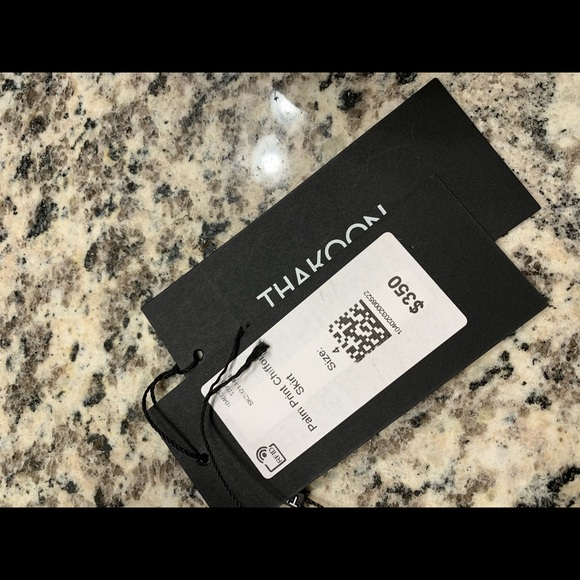 Thakoon maxi skirt black and white silk NEW - Picture 5 of 5